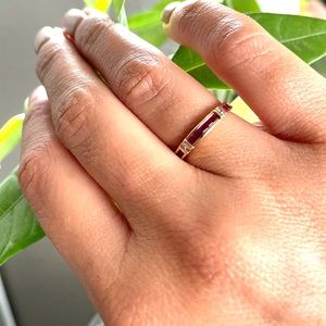 Diamond and Ruby band